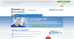 Desktop Screenshot of businesssearch.thomsonlocal.com